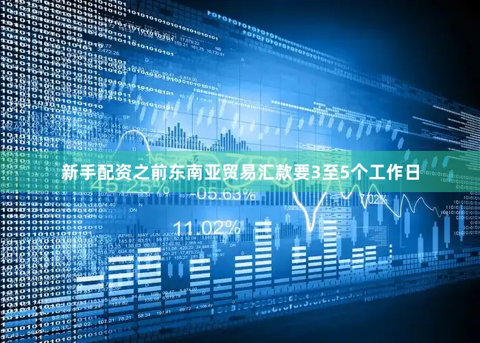 新手配资之前东南亚贸易汇款要3至5个工作日
